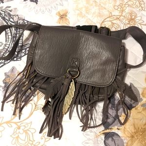 Fringed fanny pack